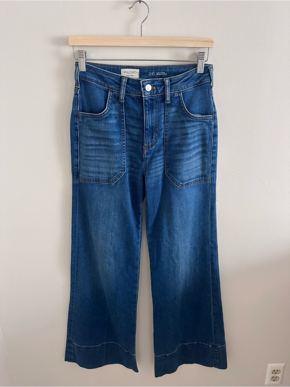 Rylan relaxed high rise Flare Jeans by Pilcro Anthropologie size 26 - Picture 5 of 14